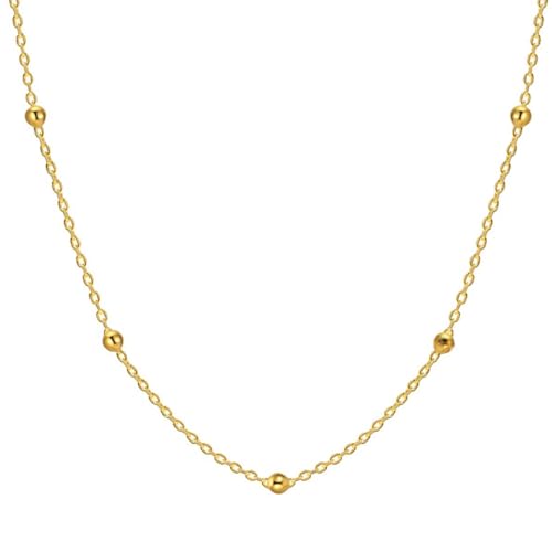 Collier Feng Shui en acier inoxydable d'une finition dorée texturée haut de gamme