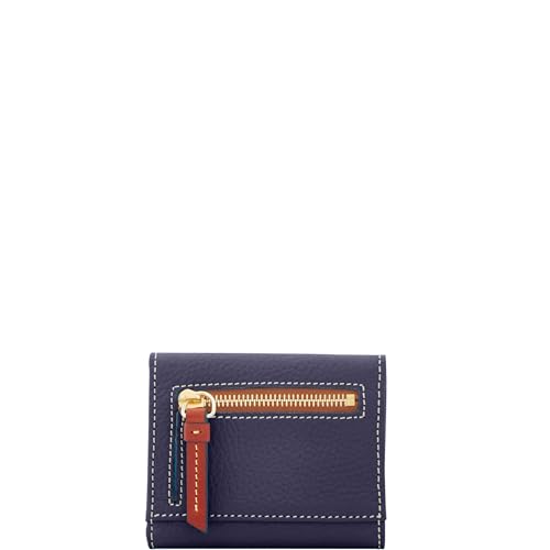 Dooney & Bourke Wallet, Pebble Grain Small Flap Wallet - Blue4