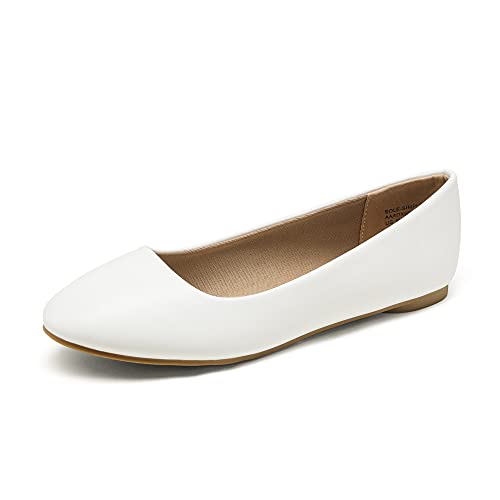 Image of DREAM PAIRS Women's Sole-Simple Ballerina Walking Flats Shoes
