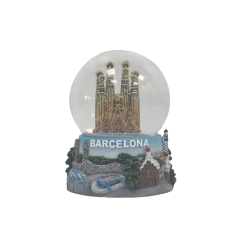 Barcelona Spain Snow Globe 65mm
