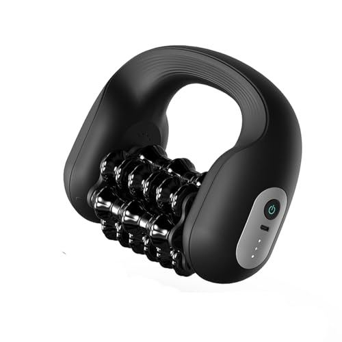 MODILIC Electric Muscle Roller for Post-Workout Recovery Deep Rolling Massager for Legs Calves Back & Neck Handheld Powered Rolling Tool Rechargeable 3 Speed Fitness Recovery