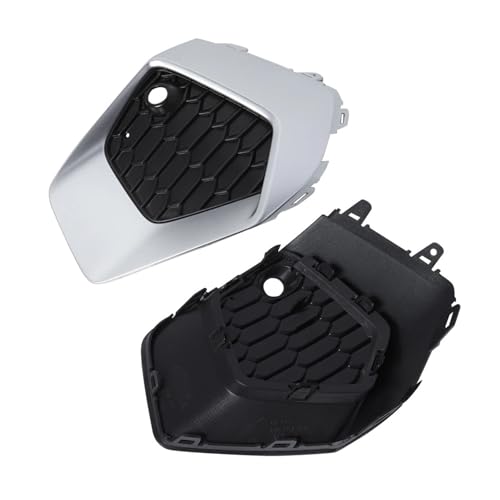 Feux anti-brouillard avant gauche pour A3 2021-2023 - Grille nid d'abeille cadre argenté