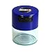 Minivac - 10g to 30 grams Airtight Multi-Use Vacuum Seal Portable Storage Container for Dry Goods, Food, and Herbs - Dark Blue Cap & Clear Body