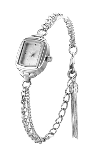 Montre à quartz rectangulaire étanche avec affichage analogique