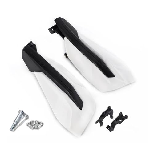 Protecteur de main moto rigide blanc résistant aux chocs pour SX et EXCF - 2