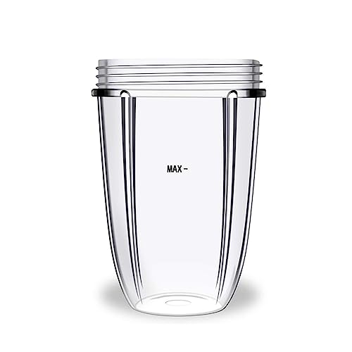 2Pzs Vasos de Licuadora Repuestos 18oz Transparente miniatura 5