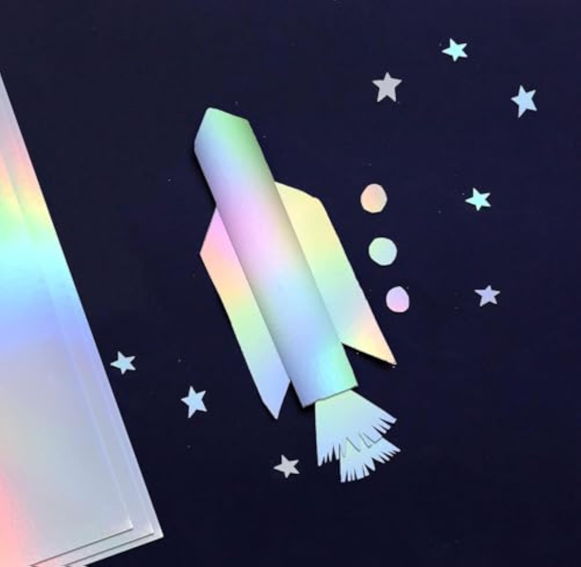 A4 Size Iridescent Metallic Cardstock Sheets for Art Projects