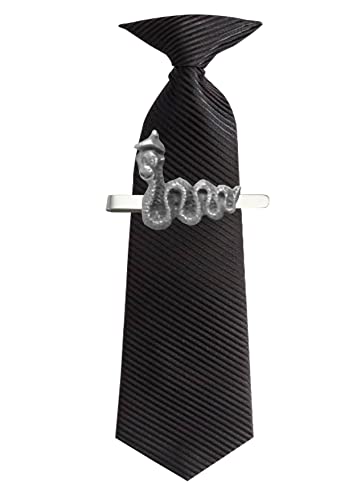 Pinza de corbata Nessie de acero con caja de regalo para camisas de hombre