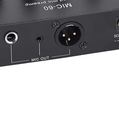 Préampli mic gain booster Fafeicy alimentation 48V pour micro dynamique - 2