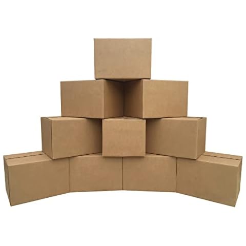 uBoxes Moving Boxes Medium 18x14x12-Inches (Pack of 10) Professional Moving Box Cover