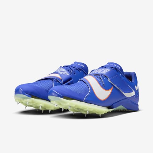 Image of Zoom Elite Long Jump Shoes (Unisex - White /Black-Laser Orange-Hyper Pink) by Nike