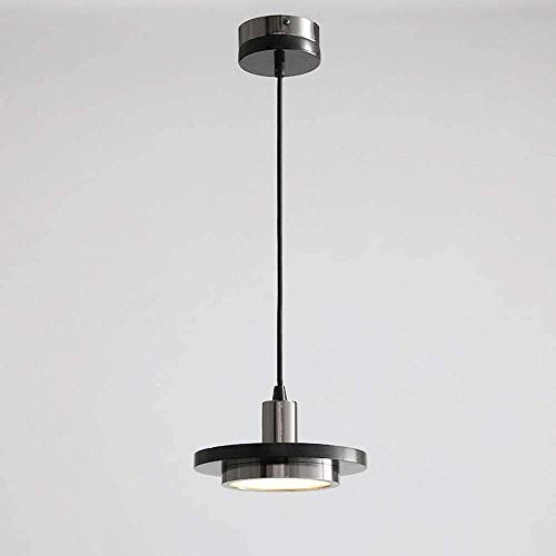 Lámpara de suspensión simple de mármol pulido y luz LED minimalista 2