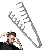 Puasok Styling Kamm mit Textur Comb, Volumizing Wide-Tooth Hair Styling Comb, Großzahnkamm Haarstyling-Kamm mit Breiten Zähnen, Roots Volume Tool, für Bangs Seam Grooming, Nahtpflege