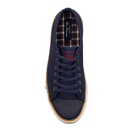 Image of Ben Sherman Mens Hadley Lace Up Sneakers Shoes Casual