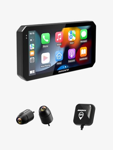 Caméra embarquée moto 2K Wi-Fi CarPlay Android Auto tactile INNOVV N2