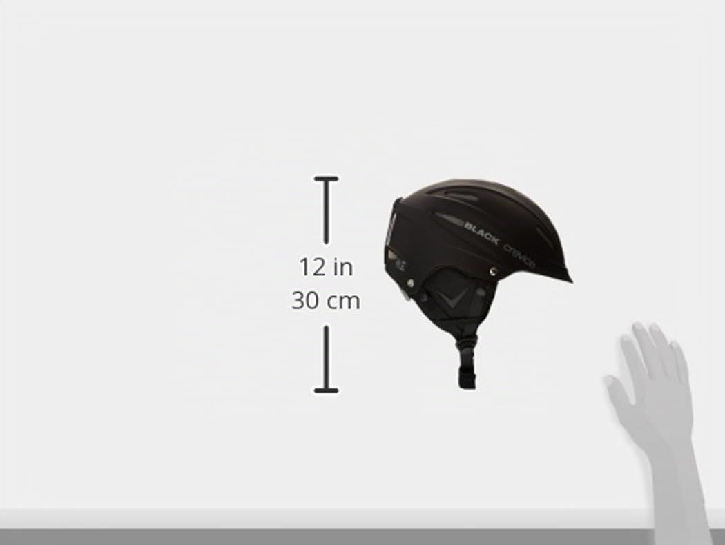 Black Crevice Skihelm Ischgl Casque de Ski. Mixte