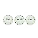 Musiclily Pro Metric Size 18 Spline Strat Knobs 1 Volume 2 Tone Set for Fender Stratocaster Electric Guitar, Mint Green