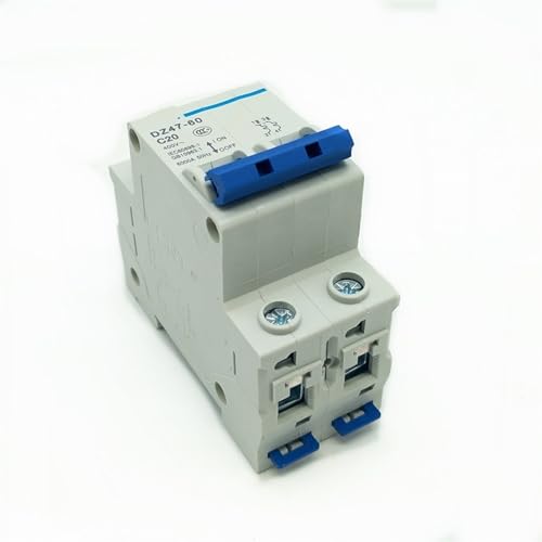 Mini Disjoncteur DZ47-60 2P C25A pour la protection des circuits électriques domestiques