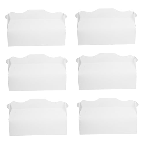 FELTECHELECTR 10piezas Cajas De Embalaje Para Pastel Portátiles De Unidades Contenedor Para Pasteles Caja Para Pastel Con Insertos Para Entregas De Postres