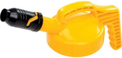 Oil Safe Stumpy Pour Spout Lid, Yellow, 100509
