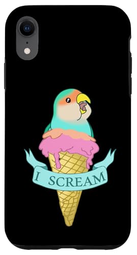 �A�C�X�N���[�� �_�b�`�u���[ ���u�o�[�h I scream Parrot �X�}�z�P�[�X iPhone XR �p