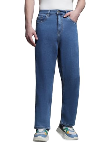 Image of Jack & Jones Men's Loose Fit Jeans | High Rise | Jeans for Men