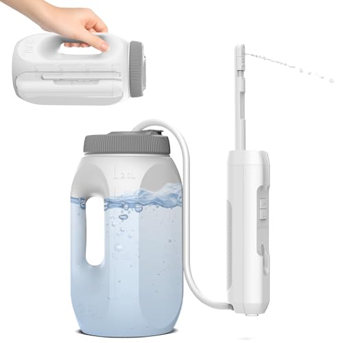 Umisu Bidet Portable Électrique 2,5L, Pulvérisateur de Bidet Portable Rechargeable, Autonomie 70 min, Douchette de Voyage pour Camping, Hygiène Post-partum, Toilette,...