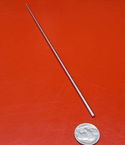 316 Stainless Steel Hardened Shaft 4mm Diameter x 400mm Long 1 pc