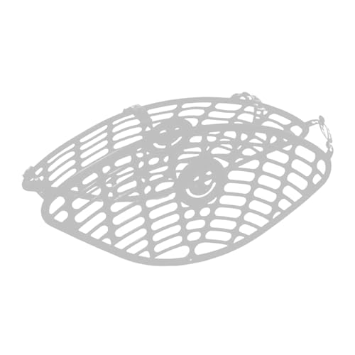 LckCryspho 自転車後輪ネット 39cmx19cm ? 子供用フットガード for 電動自転車 簡単設置 軽量PP素材 (白)