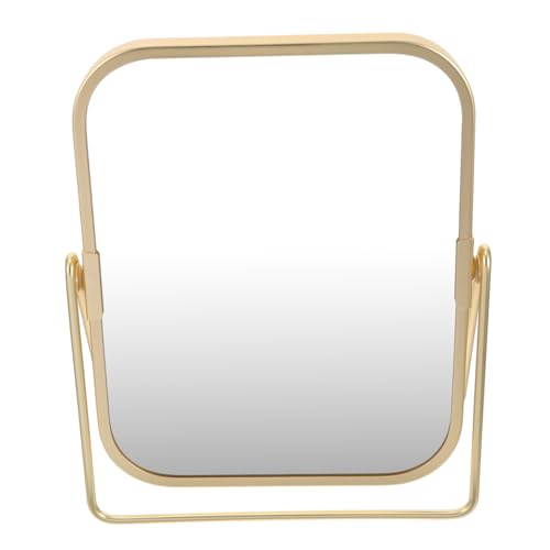 Espejo de Maquillaje de Mesa Doble Cara Giratorio 360°