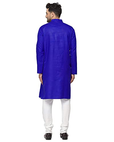 Image of Gauri Laxmi Enterprise Men's Cotton Kurta Pyjama Set