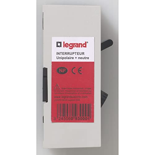 Legrand - Interrupteur Pac - unipolaire + neutre - puissance maxi 4600W