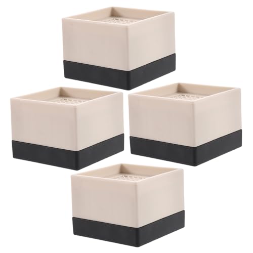 ERINGOGO Sturdy Bed Risers Pcs Mattress Lifters Withnon-Slip Pads for Chair Table Legs
