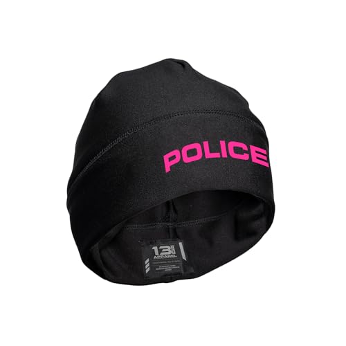 13FA Police Utility Beanie - USA Patriotic Gear - Poly-Spandex Blend for Stretch-Fit Comfort - Unisex Hi-Vis Winter Headwear