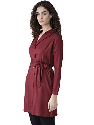 Image of Style Quotient Women's Rayon Mid-Thigh Jacket