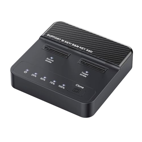Duplicador Vertical Cloner Dual-Bay NVME M.2 a USB-C 20Gbps miniatura 1