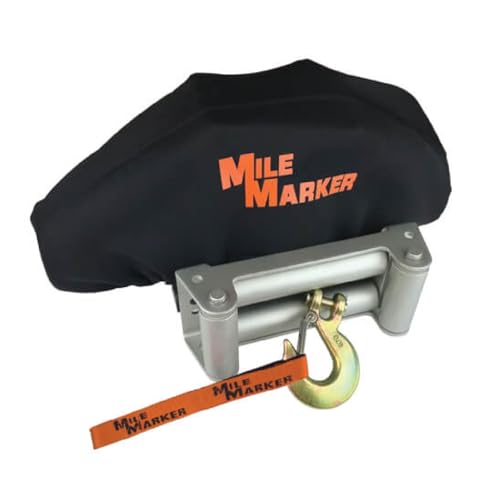 Winche eléctrico Mile Marker 12,000 lbs con cable de acero miniatura 4