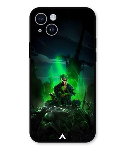Image of Premium Anime 1 Case for iPhone 14 (Glossy Finish) Soft-Touch Metal TPU Back Cover, Shockproof, Designer, Aesthetic Mobile Phone Case