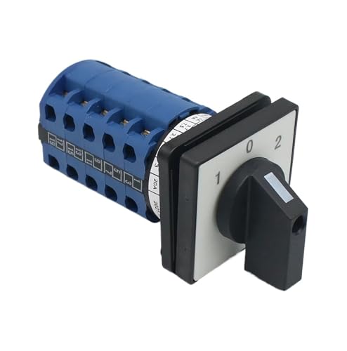 Commutateur rotatif inverseur LW28-32 à 8 bornes pour inverser le courant 32A