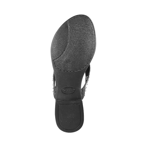 Image of Mochi Women Flat Beaded Ethnic Chappal
