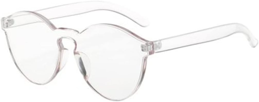 EverhypeAll Clear Sunglasses for Men and Women for Summer, anti-glare Goggles Color Mirror Lens