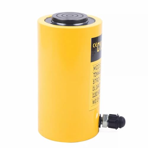 Hydraulic Jack 50 Ton Cyliinder Hydraulic Jack Solid Single-Acting Hydraulic Plunger 6 Inch Stroke Single Acting Solid Ram for Bending Straightening and Pulling Trucks 150mm Hydraulic Lift Cyliinder