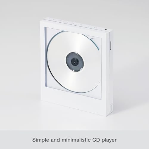 Image of [ km5 ] Rechargeable CD Player with Bluetooth [ Instant Disk Audio CP1 ( Black ) ] Hi-Fi Audio Portable CD Player for Car