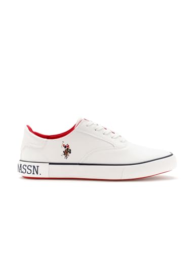 Image of U.S. Polo ASSN. Parker 2.0 White Sneakers Shoes with Premium Upper