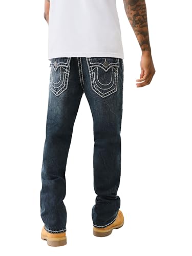 True Religion Men's Billy Super T Flap 1/2" Blue Black3