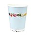 Produktbild Pappbecher Blumenmotive 0,35 l - 50 Stück, ideal für Parties, Picknick oder Kaffeerunde - Restposten!