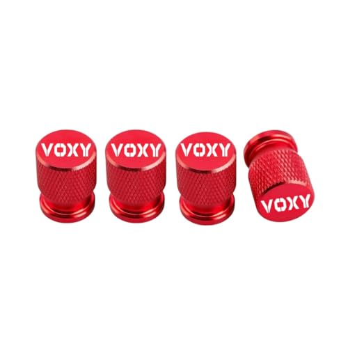 ヴォクシー VOXY タイヤバルブキャップ バルブステムキャップ アルミニウム合金タイヤバルブ車 自転車用のダストキャップ 車 バイク 軽量 高 強度 アルミ 製 腐食 防止 高級 アルマイト 仕上げ 自動車 オートバイ 用 ホイール エア バルブ キャッ