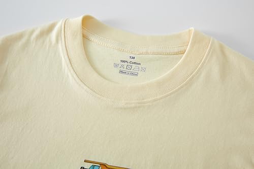 Lampu Birthday Boy Shirts Construction Excavator Cotton Short Sleeve T-Shirt 2-6 Years3