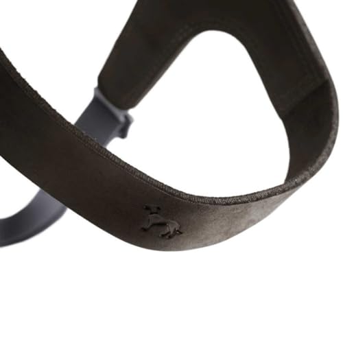 Hunter Hundegeschirr DIMARO, Farbe: schwarz, weiches & Robustes Rindsleder, hervorragende Passform, leicht anzulegen, stufenlos verstellbar, ideal für Welpen & kopfscheue Hunde, Größe: XS-S