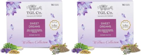 Image of TGL Co.Sweet Dreams Herbal Tea Infusion (16 Tea Bags)|Rich in Anti Oxidant | Refreshing | No Artificial flavor | Improve Digestion (Pack of 2)